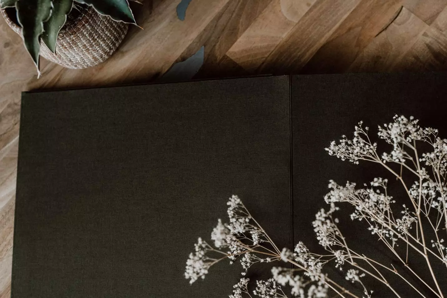 Einband aus Stoff in exklusiven Fotoalben von Floricolor